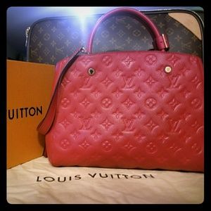 AUTH LOUIS VUITTON MONTAIGNE BB PURSE